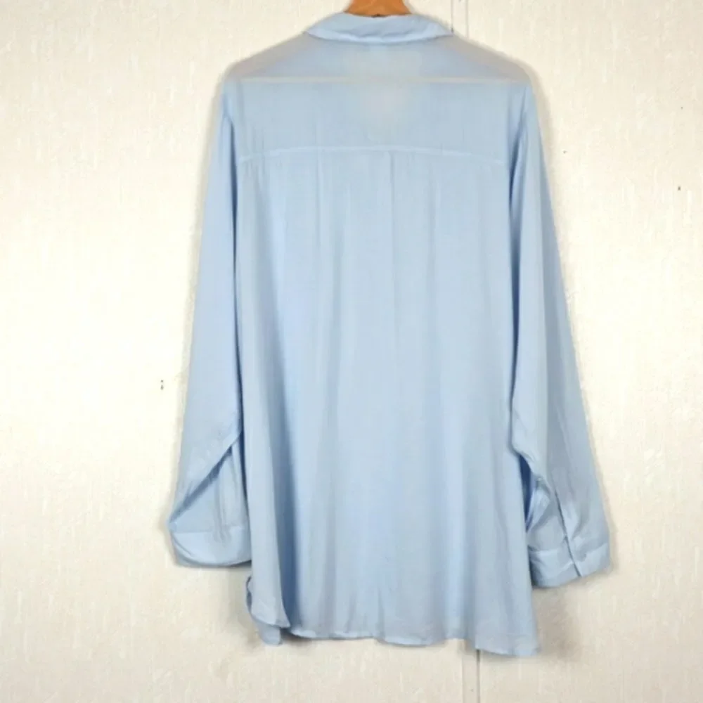 New Melrose and Market blue shirt size 3x - Picture 4 of 9